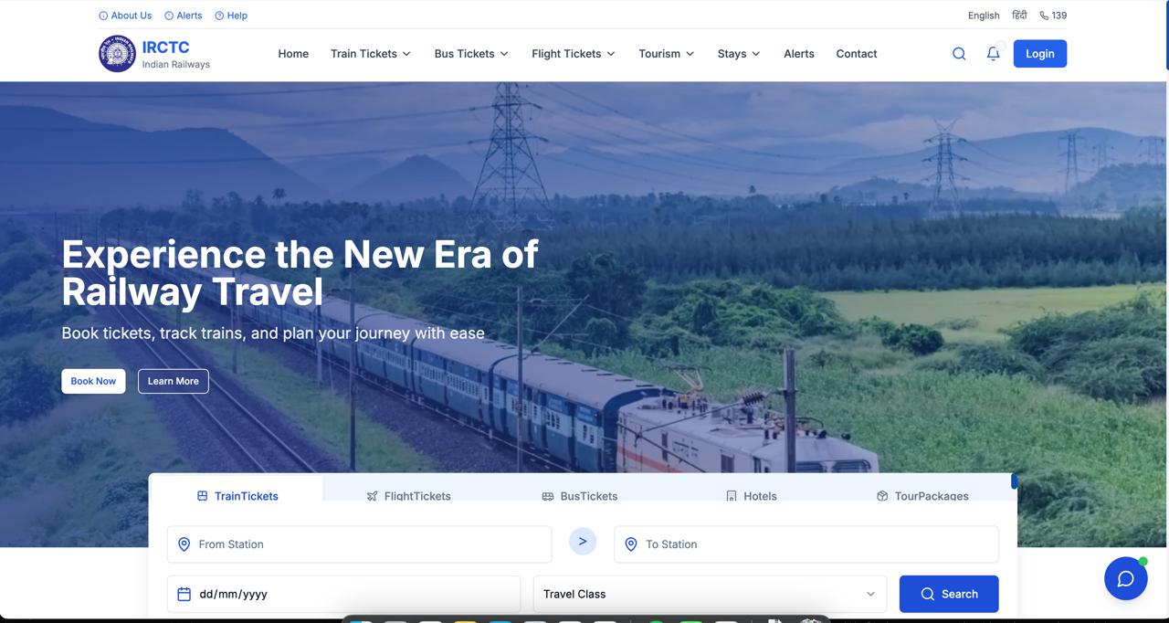 IRCTC CLONE