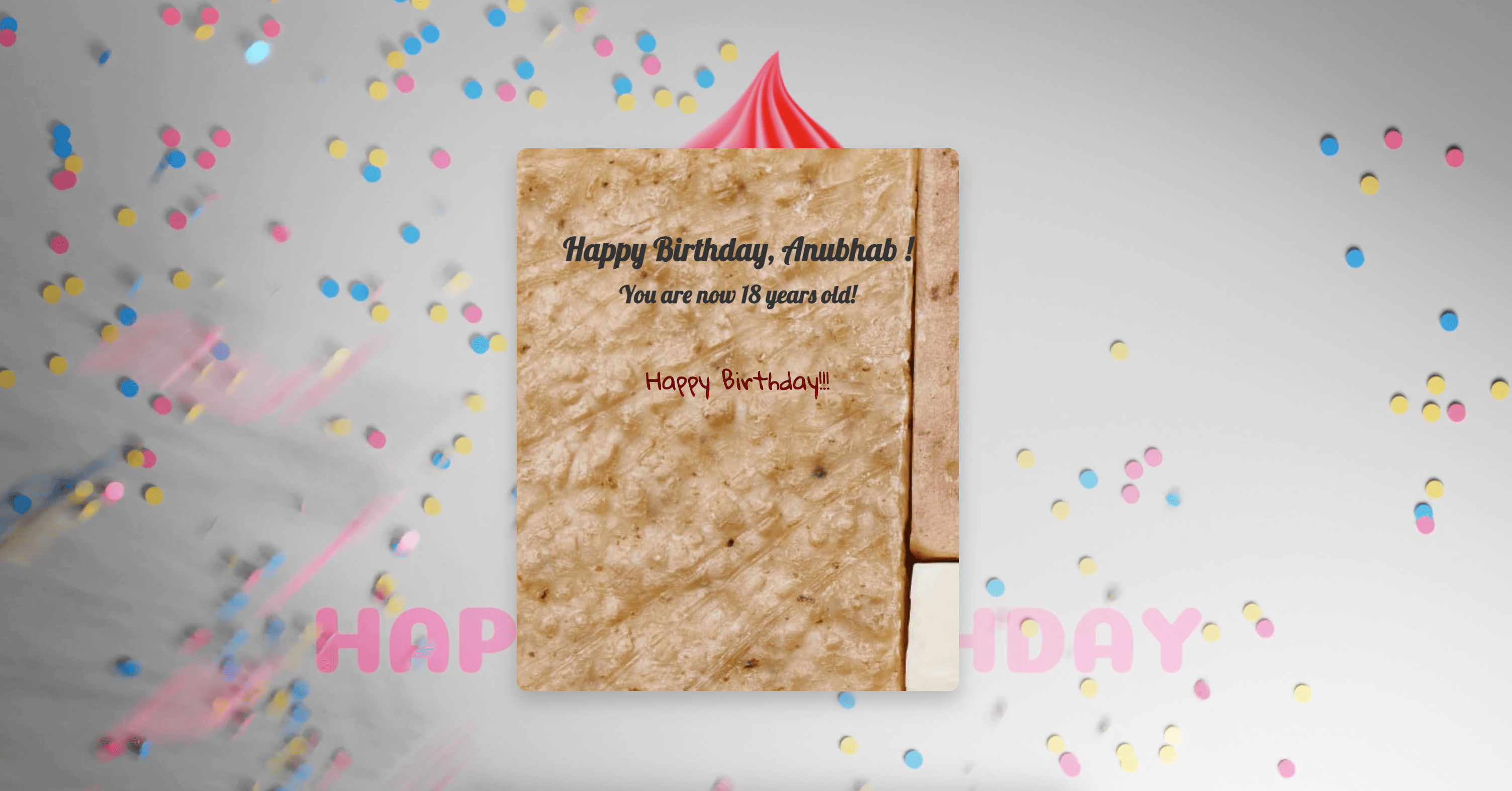 Happy Birthday Wisher